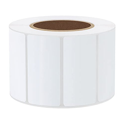 Hybsk 2x1 inch Direct Thermal Labels for Barcodes, Address, Compatible with Rollo Label Printer & Zebra Desktop Printers (2"x1",4 Rolls White) - color: 4 Rolls White, size: 2"x1"