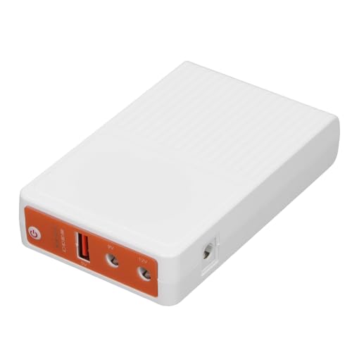 10400mAh Mini UPS Power Supply, Compact Power Backup for Routers Modems, Effective Battery Backup for Home Security and Networking Needs