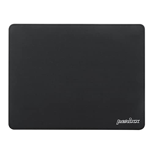 Perixx DX-1000XL Waterproof Gaming Mouse Pad with Stitched Edge - Non-Slip Rubber Base Design for Laptop or Desktop Computer - XL Size 15.75 x 12.6 x 0.12 Inches, black - size: 15.8L x 12.6W inches
