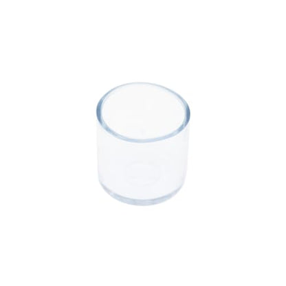 Round Chair Leg Caps,PVC Furniture Feet Covers,TTZEZE Transparent Round Floor Protectors,Clear Table Feet Covers Preventing Plastic Chair Leg Covers Scratches and Noise 25mm/0.98'', 12 - size: 0.98 inches
