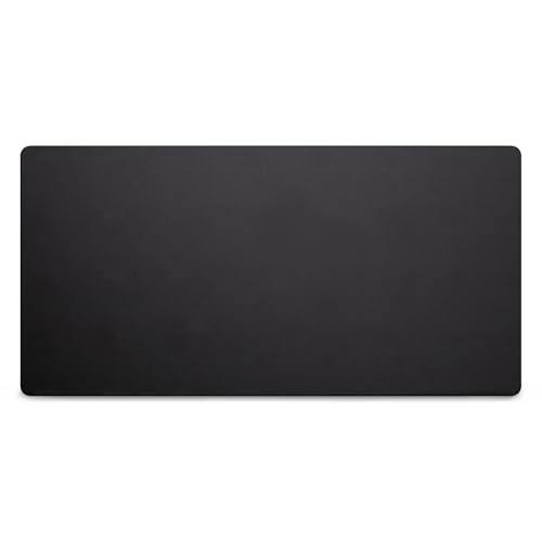 Jotsome Leather Desk Pad Mat, 34" x 17", Black | Non-Slip Desk Blotter Pad - Desk Protector for Office, Home, Laptop and Desktop - color: Black, size: 34" x 17"