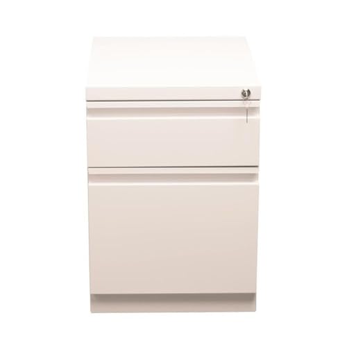 Hirsh Industries 2 Drawer Mobile Pedestal File Finish: Pearl White