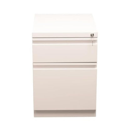 Hirsh Industries 2 Drawer Mobile Pedestal File Finish: Pearl White