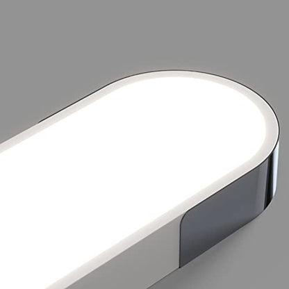 Qcyuui Dimmable LED Ceiling Light Modern Acrylic Linear LED Ceiling Lamp 39.4in Semi Flush Mount Wraparound Shape Lighting Fixture with Remote Control for Kitchen Dining Room (48W/3000-6500K) - color: Dimm/48W/39.4IN/3000-6500K, size: 39.4in
