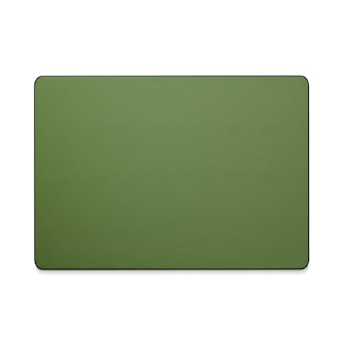 Jotsome Leather Desk Pad Mat, 17" x 12", Forest Green | Non-Slip Desk Blotter Pad - Desk Protector for Office, Home, Lap Desk, Laptop and Desktop - color: Forest Green, size: 17" x 12"