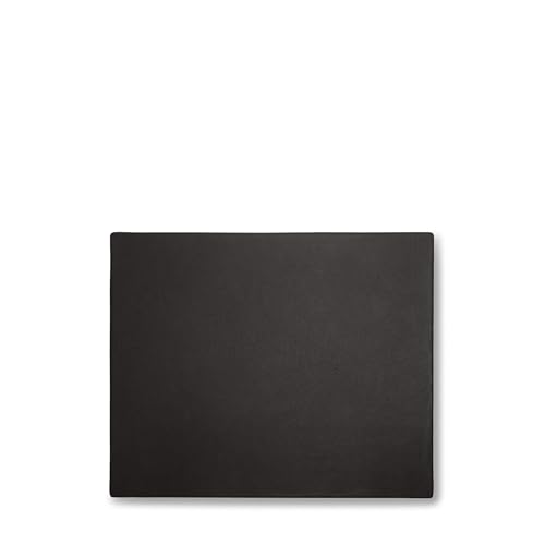 Leatherology Classic Desk Pad - Full Grain Leather - 14" x 17.2" - Black | Office Mat with Lift-Up Side Rails, Smooth Writing Surface | Protective Desk or Conference Table Pad for Laptop & Notes - color: Black Onyx, size: 14" x 17.2"