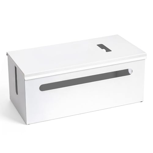 Metal Large Cable Management Box Cord Hider Wire Organizer Boxes