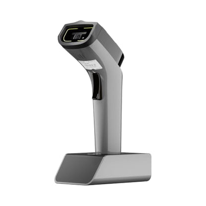 NETUM 1D Barcode Scanner, Wireless Bluetooth with Cradle, DS5000-Gray - color: Gray