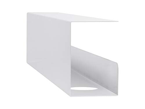 Monoprice Under Desk Cable Tray - Steel with Power Supply and Wire Management - Workstream Collection White