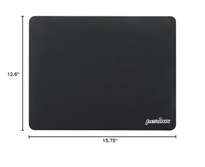 Perixx DX-1000XL Waterproof Gaming Mouse Pad with Stitched Edge - Non-Slip Rubber Base Design for Laptop or Desktop Computer - XL Size 15.75 x 12.6 x 0.12 Inches, black - size: 15.8L x 12.6W inches