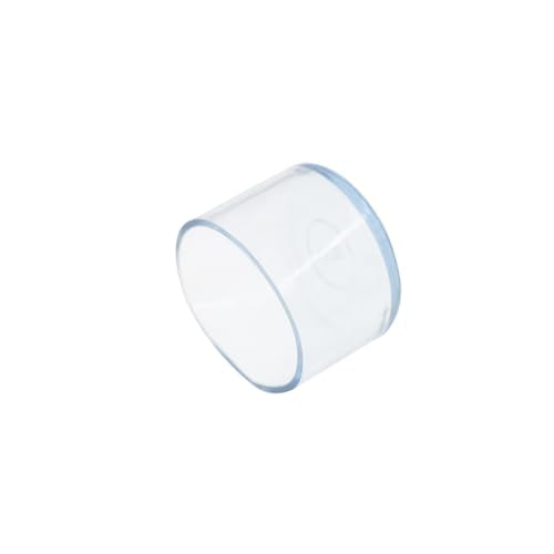 Round Chair Leg Caps,PVC Furniture Feet Covers,TTZEZE Transparent Round Floor Protectors,Clear Table Feet Covers Preventing Plastic Chair Leg Covers Scratches and Noise 40mm/1.57'', 12 - size: 1.57 inches