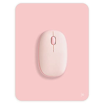 Audimi Small Mouse Pad 6 x 8 Inch, Mini Mouse Pad Thick for Laptop Wireless Mouse Home Office Travel, Portable & Washable (Pink) - color: Pink