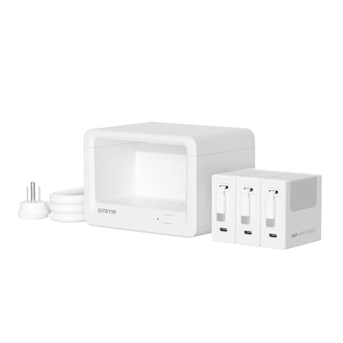 Gitryin 11-in-1 Desktop Charging Station, 120W USB Retractable GaN Charger - size: With 3 Type-C Chargers
