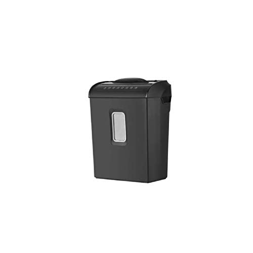Mini Paper Shredder-6 Sheet Crosscut Paper，CD and Credit Card， Basket Shredder, 5 Minutes Continuous Run Time