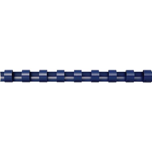 Fellowes Plastic Combs - Round Back, 3/8 Inch, 100 pack, Navy (52505) - color: Navy