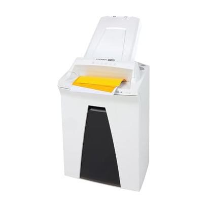 HSM SECURIO AF300 Cross-cut Shredder with automatic paper feed; shreds up to 300 automatically/19 manually; 9 gallon capacity - size: 300 sheet, style: cross cut
