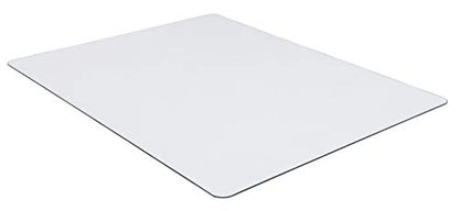 Lorell Tempered Glass Chairmat, 48" Width x 60" Depth x 0.25" Thickness, Clear, 1 Each - size: 48" x 60"