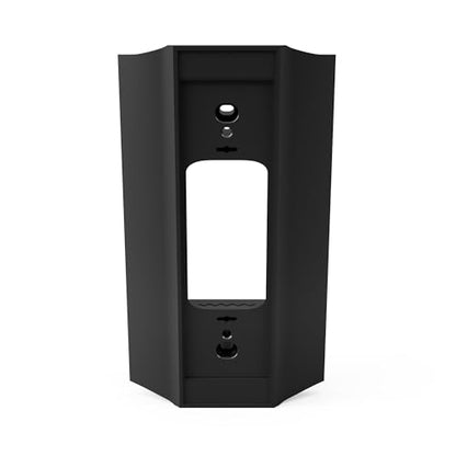 Hidden River Lab Premium Wall Plate Adapter for Wired Doorbell Pro (3rd Gen) - Proprietary Mounting Plate for Cleaner Install, Wiring Clearance & Single-Gang Box Coverage - Made in USA - Black