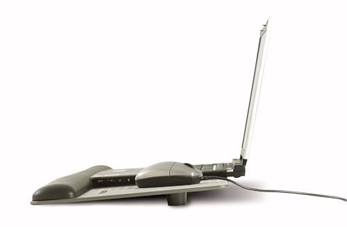 3M Gel Wristrest Platform for Keyboard and Mouse, 10.6 in x 25.54 in x 1 in
