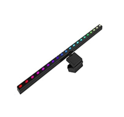 RGB Computer Monitor Light Bar Music Rhythm Dimmable Screen Hanging Desk Lamp for Gaming Reading - color: Straight RGB 60CM