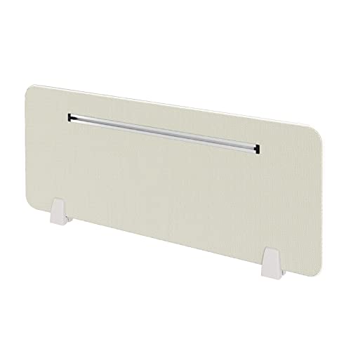 Freestanding Desk Divider - Noise Reducing Privacy Panel for Classroom and Office Use, Portable Cubicle Partition for Workstations and Home Desks - color: White, size: 90*30cm