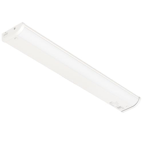 Inlight 24-Inch LED Under Cabinet Light, 5-CCT Selectable, Dimmable, White | 5 white-light settings from soft white (2700K) to daylight (5000K). ETL Listed. Model: IN-0208-3-WH - size: 24 inch
