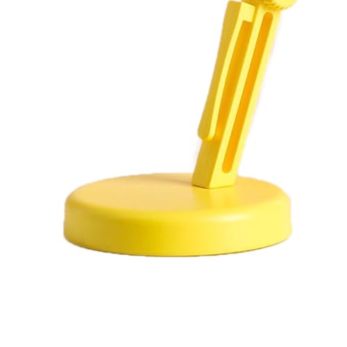 AYNEFY LED Desk Lamp Table Lamp with Detachable Magnetic Base Adjustable Brightness for Reading Work and Rest LED Desk Retro Design Swing Arm Table Lighting (Yellow) - size: Yellow