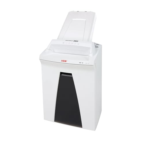 HSM SECURIO AF300 Cross-cut Shredder with automatic paper feed; shreds up to 300 automatically/19 manually; 9 gallon capacity - size: 300 sheet, style: cross cut