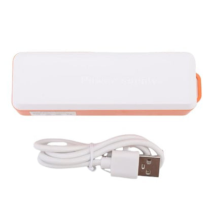 Mini UPS Battery Backup, High Capacity 2600mAh DC5V Power Supply with USB Input 2A Output 1.2A for Router Modem Fish Tank Equipment Home Office Use