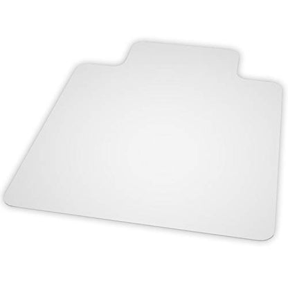 ES Robbins EverLife 45-Inch by 53-Inch Multitask Series Hard Floor with Lip Vinyl Chair Mat, Clear, Heavy use (132133)