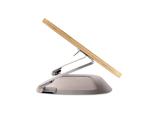 Under Desk Footrest for Active Sitting – Motion Rocking Foot Rest to Bounce & Fidget While You Work – Ergonomic Wooden Desk Foot Rest for Circulation & Focus – Hopper - color: Birch