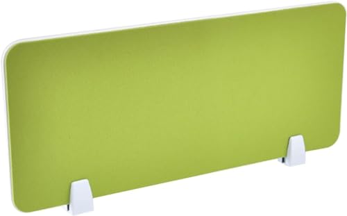 Desktop partition Desk Divider,Stand Up Clamp Privacy Panel Decorative Partitions Office Screen Partition(Green,23.6x11.8in) - color: Green, size: 23.6x11.8in