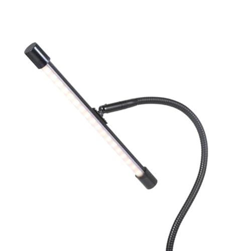 Black Clip-On LED Easel Lamp for Artists,Dimmable with 3 Colour Modes, Flexible 360° Gooseneck, USB Powered Desk Lamp for Painting, Drawing, Headboards, Drafting Tables