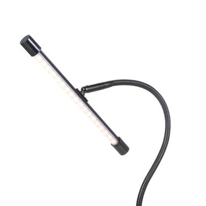 Black Clip-On LED Easel Lamp for Artists,Dimmable with 3 Colour Modes, Flexible 360° Gooseneck, USB Powered Desk Lamp for Painting, Drawing, Headboards, Drafting Tables