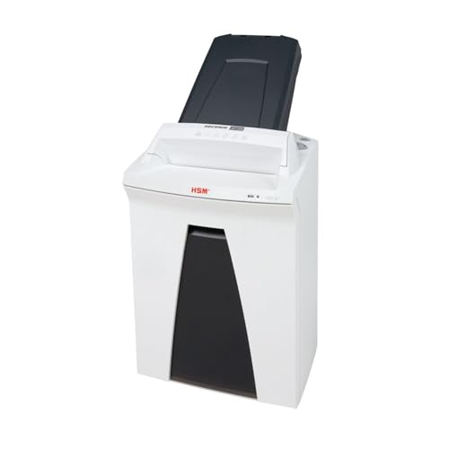 HSM SECURIO AF300 L4 Micro-cut Shredder with automatic paper feed; shreds up to 300 automatically/13 manually; 9 gallon capacity - size: 300 sheet, style: micro cut