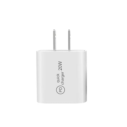 20W USB C Fast Charger Block, Compact PD 3.0 Wall Charger for iPhone 17/16/15/iPad Pro, Universal Compatibility, Travel Essential, 3X Faster Than 5W Charger - color: White
