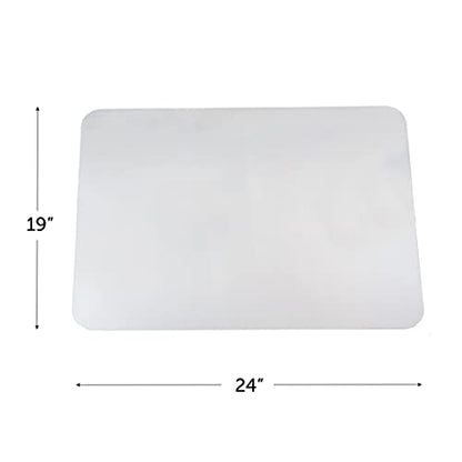 Artistic Krystal View Plastic Desk Pad, 19" L x 24" W, Clear (60-4-0M)