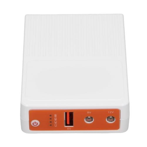 10400mAh Mini UPS Power Supply, Compact Power Backup for Routers Modems, Effective Battery Backup for Home Security and Networking Needs
