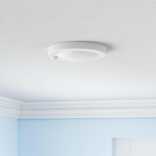 ZAGO LED 6" 120 Volts Closet Light Wired, PIR Motion Sensor Ceiling Disc Light, 15W, 1100 Lumens, CRI>80, 5000K Daylight White for Closet, Laundry, Garage, Pantry, Wet Location, ETL, White, 2 Packs - color: White-5000K-2Packs