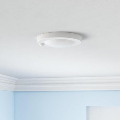 ZAGO LED 6" 120 Volts Closet Light Wired, PIR Motion Sensor Ceiling Disc Light, 15W, 1100 Lumens, CRI>80, 5000K Daylight White for Closet, Laundry, Garage, Pantry, Wet Location, ETL, White, 2 Packs - color: White-5000K-2Packs