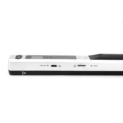 A4 Size Portable Handheld Document/Receipt Photo Scanner, 900 DPI high Resolution, JPG and PDF scanning,Silver