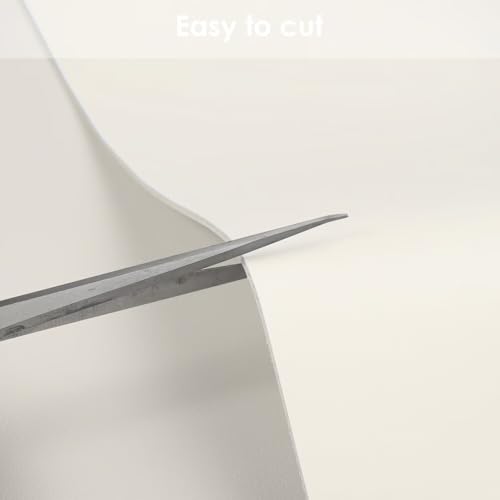 Faux Leather Table Cover,1.8mm Thick,17x72 Inch Desk Cover,Dresser Cover Top,Dresser Protector Top,Dresser Cover,End Table Cover.(White+White,17x72) - color: White+white, size: 17×72inch