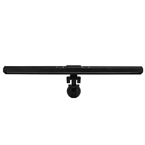 Monitor Light Bar Touch Control 3 Light Modes Dimmable USB Powered LED Computer Monitor Screen Lamp for Office Home with Adjustable Clamp Base and Asymmetric Optics