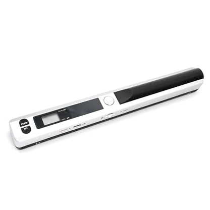 A4 Size Portable Handheld Document/Receipt Photo Scanner, 900 DPI high Resolution, JPG and PDF scanning,Silver