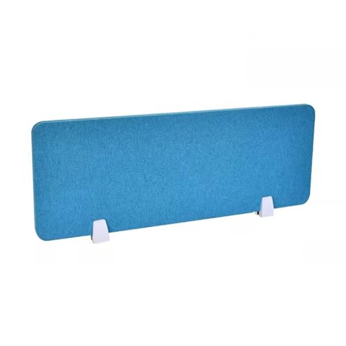 Acoustic Desk Divider - Soundproof Office Partition Tabletop Workstation Panel for Enhanced Privacy Noise Reduction & Focus in Home/Office Environments - color: Blue-a, size: 100x30cm
