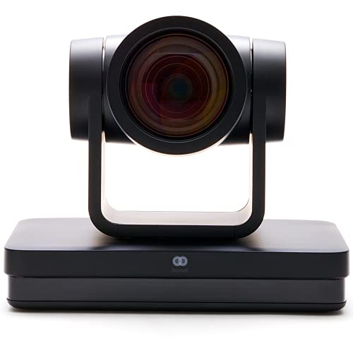 Boom Magna 4K UHD PTZ Conference Camera – Zoom Certified, 12× Optical Zoom, USB 3.0, HDMI, POE, LAN, RS232/RS485, Streaming Over IP, Remote Control PTZ Camera for Meeting Rooms & Broadcast