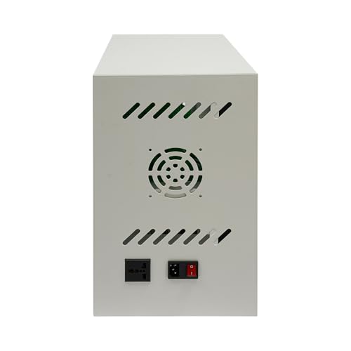 20-Device Cell Phone Charging Cabinet, Lockable Steel Charging Station - color: White, size: 20-Device