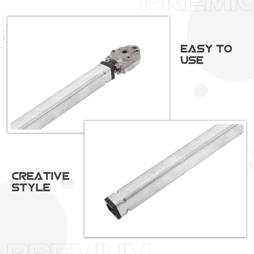 2pcs Manual Desk Lift Support Rod, Hand Crank Desk Extension Shaft, Height Adjustable Table Lift Rod for DIY Office Table Frame