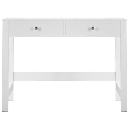 VEVOR Small Desk with Drawers, 39 Inch Wide Computer Desk with Storage, Wooden Table for Home Office, Vanity Desk with Drawers, Study Table for Adults/Students for Drawing, Reading, Writing - size: 39.37"D x 18.90"W x 29.57"H