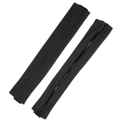PATIKIL 22x4.3in Office Chair Armrest Covers, 1Pair, Black - color: Black, size: 22"